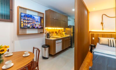 AP301- Estúdio Moderno em Ipanema • 400m da Praia