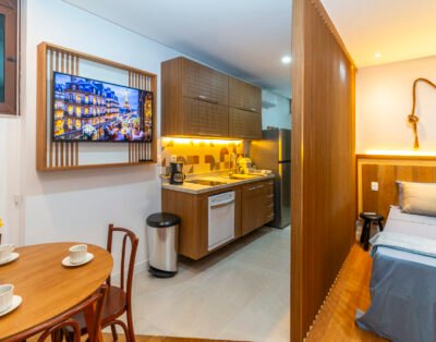 AP301- Estúdio Moderno em Ipanema • 400m da Praia